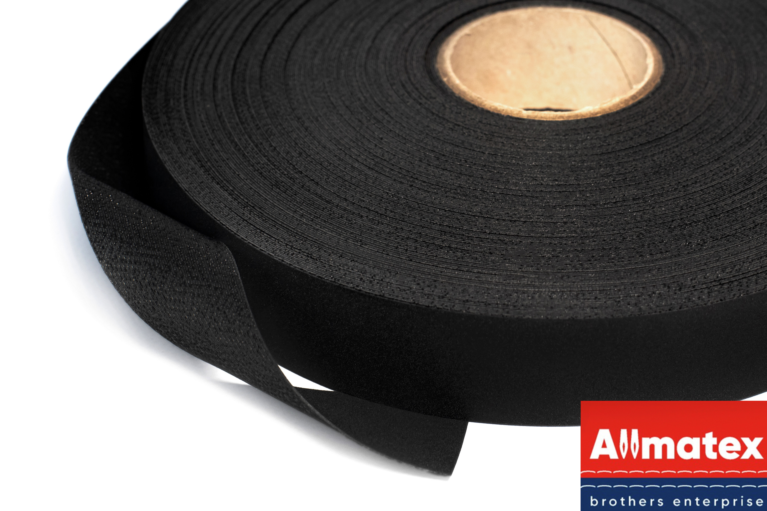 Лента нубуковая черная 30 мм